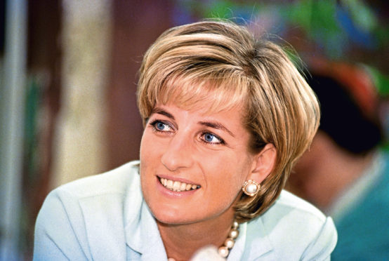 Diana, Princess of Wales during a visit to Leicester.