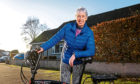 Muriel Knox from Aberdeen with her electric bike.