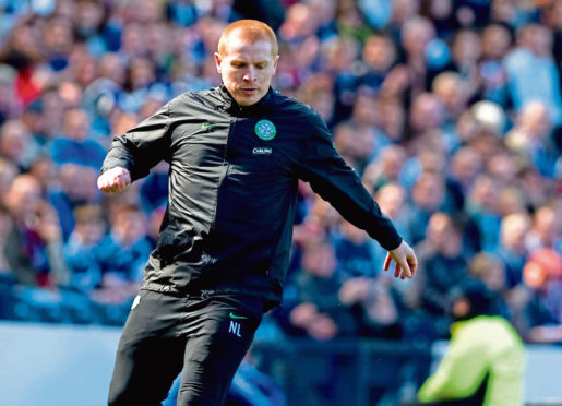 Neil Lennon looked like he wanted to be on the park in 2010. But he couldn’t prevent humiliation, just like in Prague.