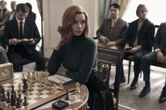 Actress Anya Taylor-Joy stars as chess prodigy Beth Harmon, an orphan facing a showdown with a Russian grand master