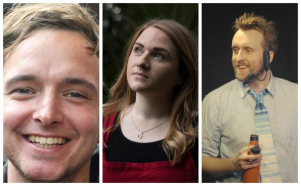 Joe Cameron, Laura Young and Matt Winning are among the many Scots hoping to make a difference