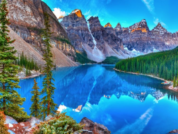 The Canadian Rockies, Canada.