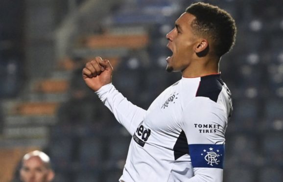 James Tavernier celebrates