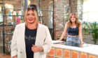 Scarlett Moffat with Ellie Tyrrell on new 
food-based dating show Love Bites