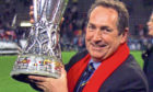 Gerard Houllier with the UEFA Cup