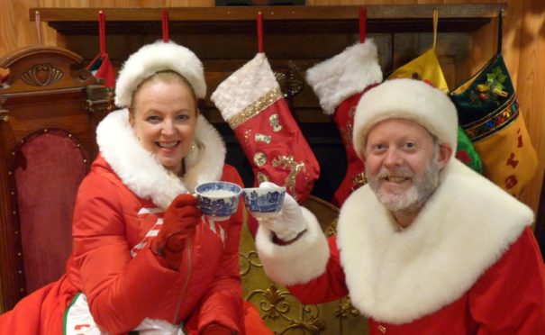 Clare Grogan and Colin McCredie star as Mr and Mrs Santa Claus in The Magic Of Christmas