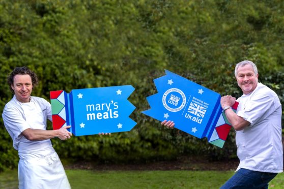 Tom Kitchin and Nick Nairn virtually pulled a cracker