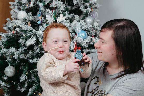 Emily McKenzie with mum Kirsty