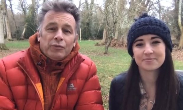 Chris Packham and Megan McCubbin.