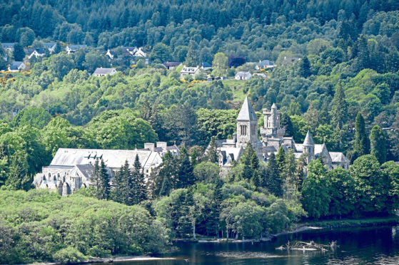 Fort Augustus Abbey on the River Ness.