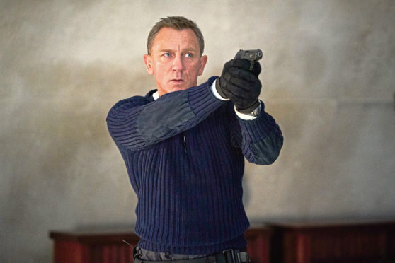 Daniel Craig as James Bond in No Time To Die