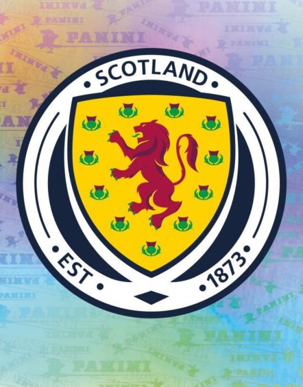 The shiny Scotland crest