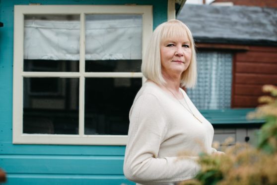 Norma Rivers, who has terminal cancer, at home in Ayr