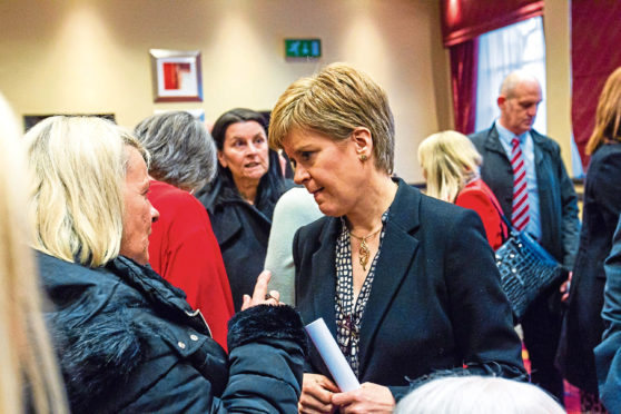 Nicola Sturgeon meets mesh-damaged women in 2019 before promising a review of their records