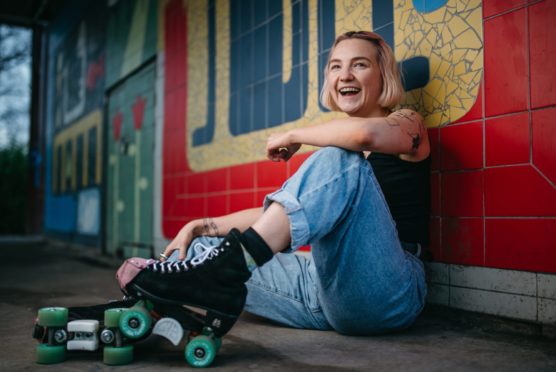 Alicia Rodgers, who took up roller skating during lockdown