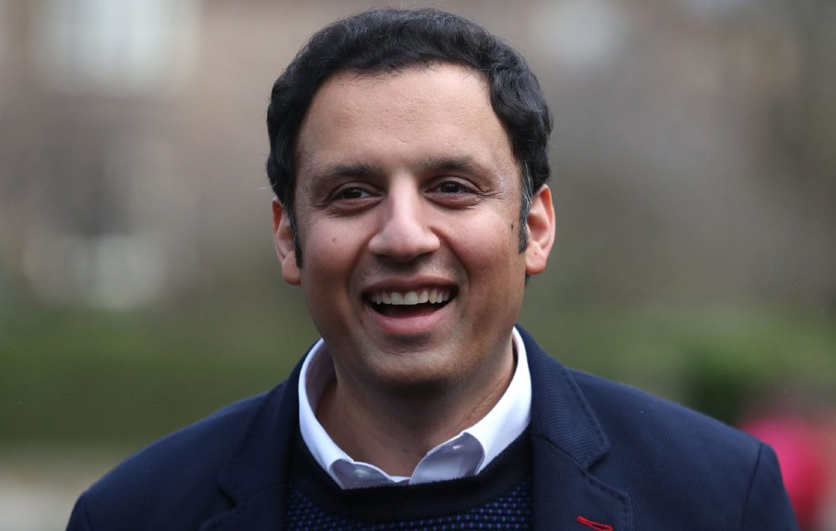 Anas Sarwar after winning the Scottish Labour leadership contest