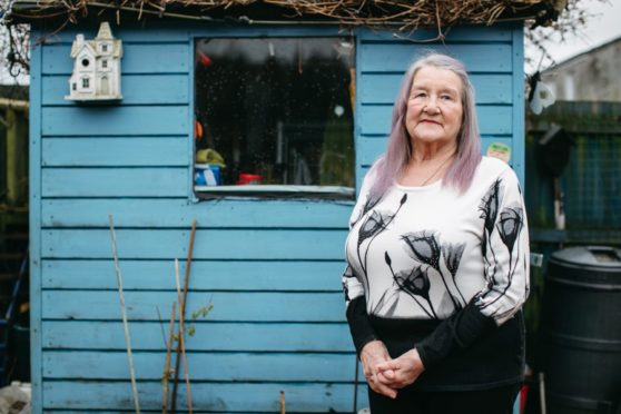 Eleanor Moffat at home in Cumbernauld