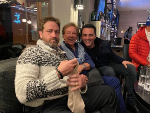 Gerard Butler, Ross King and Darius