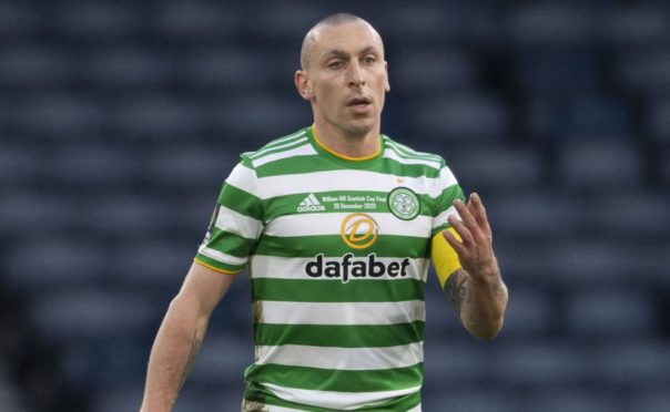 Scott Brown in action for Celtic