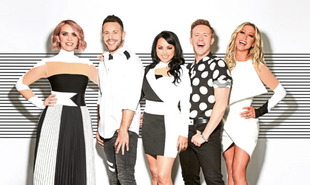 Steps, from left, Claire Richards, Lee Latchford-Evans, Lisa Scott-Lee, Ian ‘H’ Watkins and Faye Tozer. Their UK tour begins in November, and includes Aberdeen and Glasgow shows