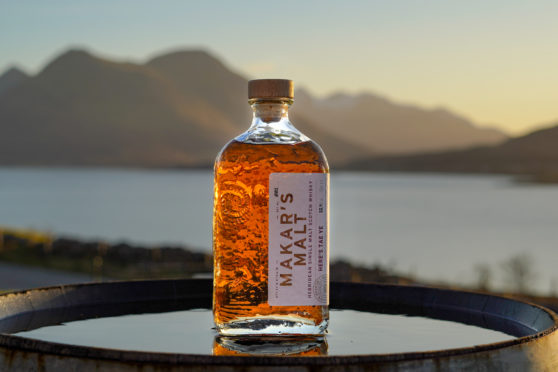 A bottle of Makar's Malt