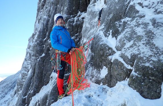 Malcolm Bass on Beinn a Bhuird in the Cairngorms before his stroke