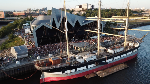 Riverside Festival at Glasgow's Riverside Museum.