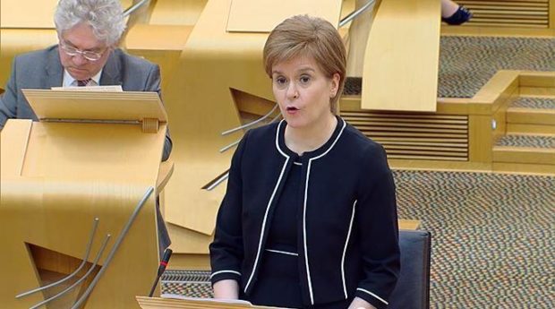 Nicola Sturgeon.