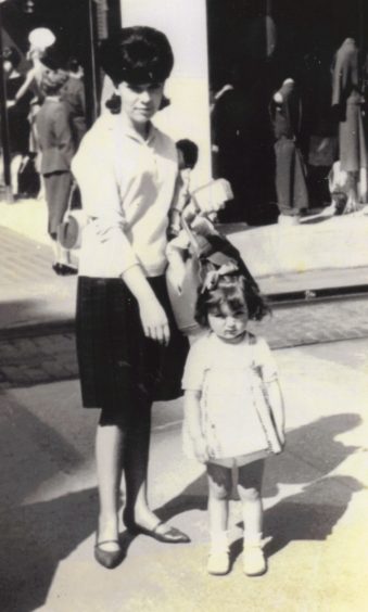 Anne with Lorraine as a toddler