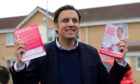 Scottish Labour Party leader Anas Sarwar campaigning in the Toryglen area of Glasgow