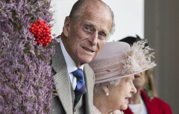 Prince Philip and the Queen at Braemar