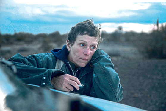 Frances McDormand in Nomadland.