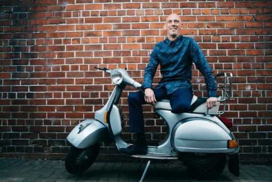 Lifelong Mod Alex Mitchell hopes to be riding his beloved vintage scooter again soon despite amputation last month.