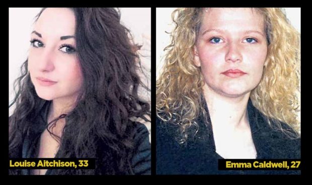 Murder victims Louise Aitchison and Emma Caldwell