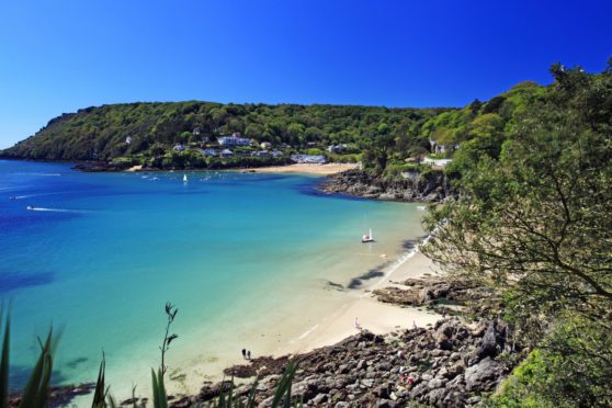 Salcombe ria (estuary) in south Devon.