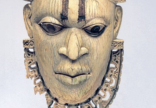 A Benin face covering dating from the 16th Century