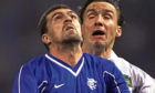 Sergio Porrini in Champions League action for Rangers against Sturm Graz in 2000