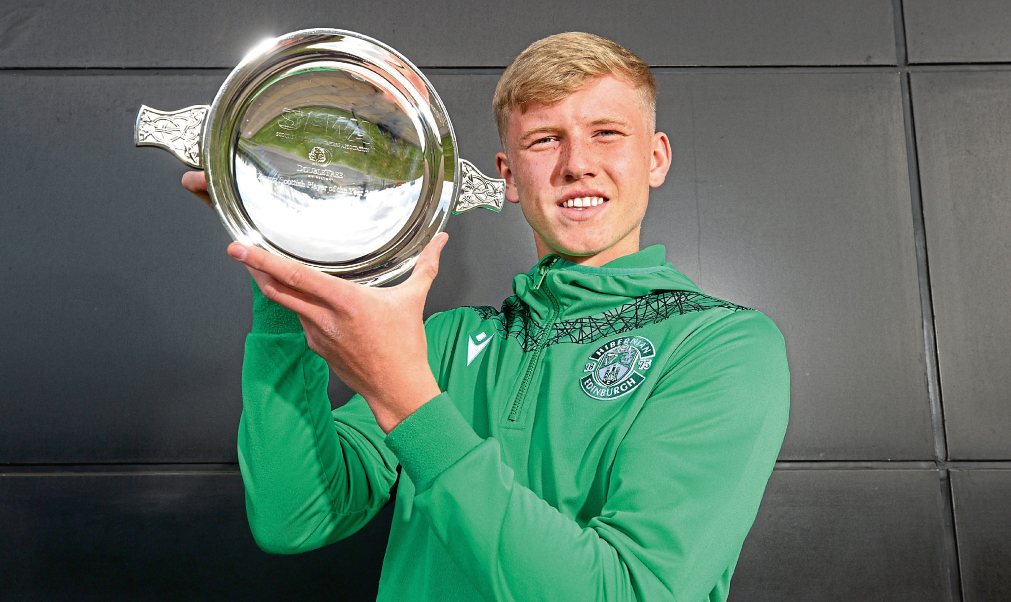 Hibs starlet Josh Doig has gone from being a fan of Kieran Tierney to