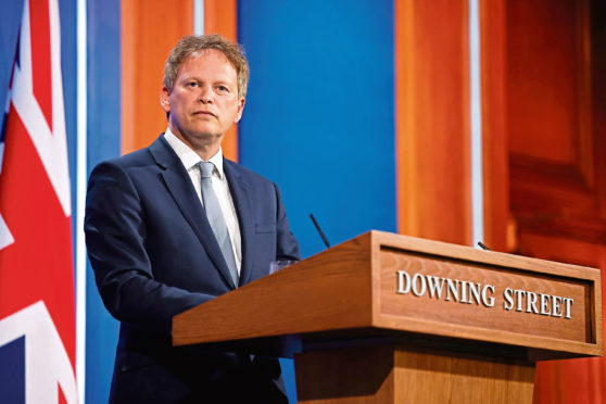 Transport Secretary Grant Shapps