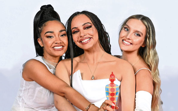 Little Mix - Leigh-Anne Pinnock, Jade Thirlwall and Perrie Edwards,
41st BRIT Awards.