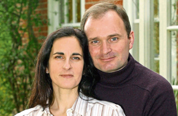 Convicted TV quiz cheat Charles Ingram with wife Diana in 2003