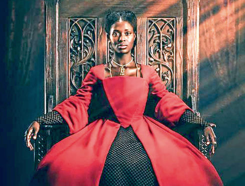 Jodie Turner-Smith as Anne Boleyn.