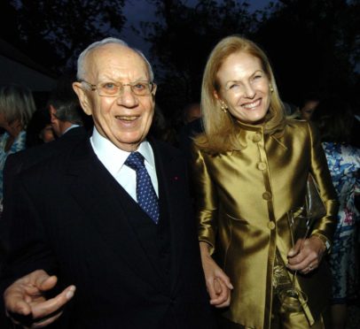 Dr Mortimer Sackler and wife Theresa