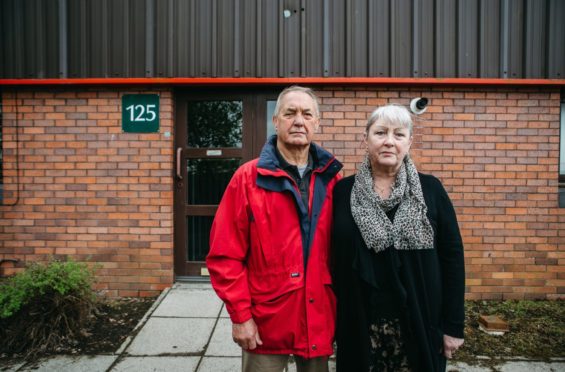 Bill and Jackie Lavender outside their industrial unit