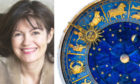 Celebrity astrologist Debbie Frank and the zodiac wheel
