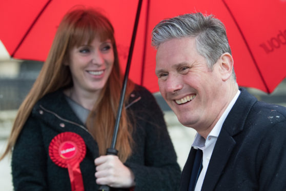 Labour leader Sir Keir Starmer and deputy Angela Rayner campaign in Birmingham on Wednesday