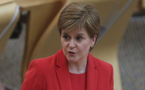 First Minister Nicola Sturgeon