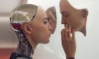 Alicia Vikander as a humanoid robot in 2014 movie Ex Machina
