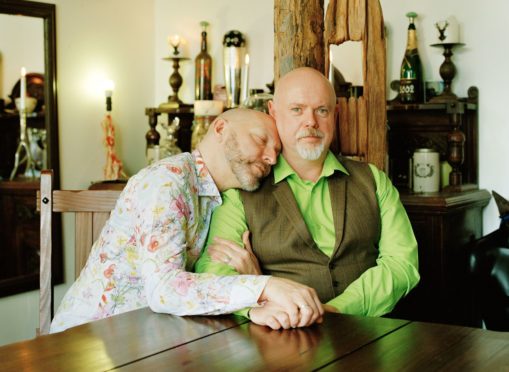 The Coming Back Out Ball will honour and celebrate Scotland's older LGBTI+ community. Participants, Stuart and Colin.