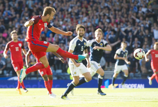 Harry Kane will be a threat to Scotland, just as he was in scoring a late equaliser at Hampden four years ago